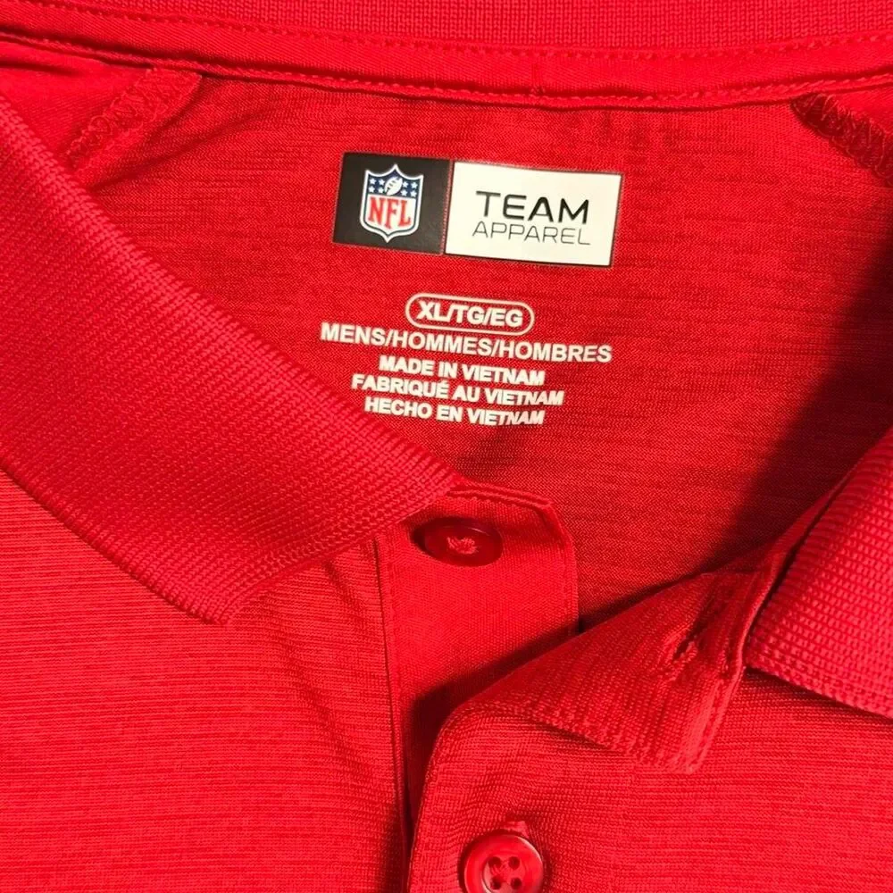 Nfl Men's Red Polo-shirts